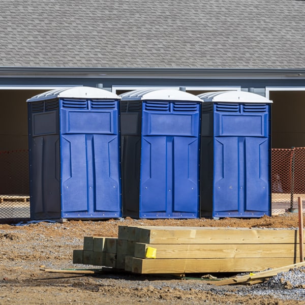 what is the cost difference between standard and deluxe portable restroom rentals in Center City